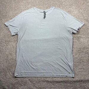 Vuori Strato Tech Tee Mens XXL Platinum Heather Gray Short Sleeve Shirt V126